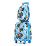 Bontour monster track mintás (hátizsák+bőrönd), gyerek bőrönd