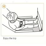 Baba fedélzeti ágy és lábtartó, szürke