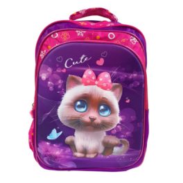   Cicás villogós gyerek táska, kézipoggyász - 40x30x20 táska