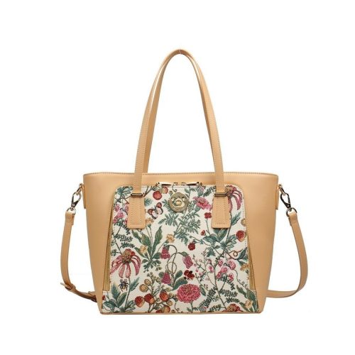 Henney Bear FLORAL SUMMER BEIGE válltáska kézitáska