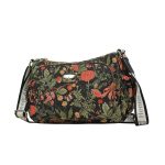 Henney Bear FLORAL SUMMER BLACK válltáska