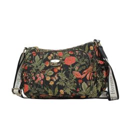Henney Bear FLORAL SUMMER BLACK válltáska