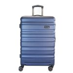 Alfa kék L feladható 20-23kg bőrönd
