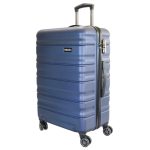 Alfa kék L feladható 20-23kg bőrönd