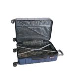 Alfa kék L feladható 20-23kg bőrönd