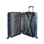 Alfa kék L feladható 20-23kg bőrönd