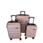 Alfa rosegold bőrönd szett