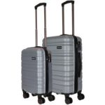Alfa szürke L feladható 20-23kg bőrönd