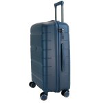 Delta kék M feladott 20kg bőrönd