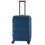 Delta kék M feladott 20kg bőrönd