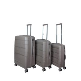 Delta bézs bőrönd szett