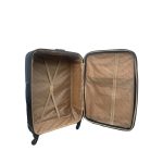 Hotel fekete bővíthető bőrönd