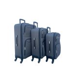 Hotel szürke bőrönd szett