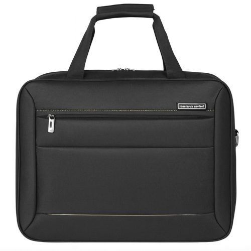 Leonardo fekete 40x30x20 kabintáska, válltáska