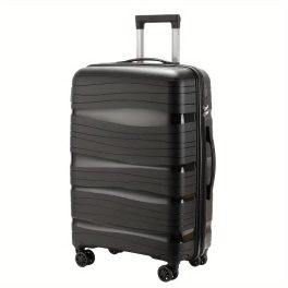 Lima fekete L feladható 20-23kg bőrönd