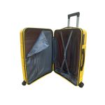 Lima Black sárga L feladható 20-23kg bőrönd