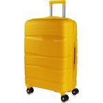 Lima sárga M feladott 20kg bőrönd