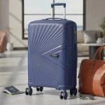 TraveLux Endure gurulós bőrönd szett sötétkék