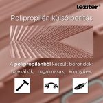 TraveLux Endure II gurulós bőrönd szett barackrózsaszín