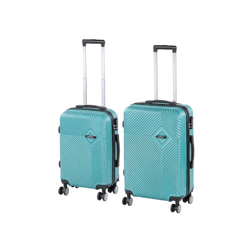 TraveLux Pro IX gurulós bőrönd szett lagúnakék