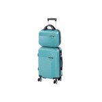 TraveLux Pro VII gurulós bőrönd szett lagúnakék