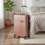 TraveLux Pro X gurulós bőrönd szett rosegold