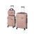 TraveLux Pro XVI gurulós bőrönd szett rosegold