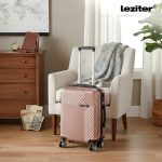 TraveLux Pro XXI gurulós bőrönd szett rosegold