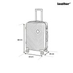 TraveLux Pro XXII gurulós bőrönd szett rosegold