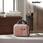 TraveLux Pro XXIII gurulós bőrönd szett rosegold