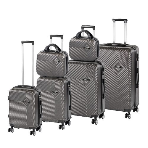 TraveLux Pro XXXXXIV gurulós bőrönd szett szürke