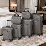 TraveLux Pro XXXXXIV gurulós bőrönd szett szürke