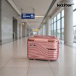 TraveLux Urban XXII gurulós bőrönd szett lazacrózsaszín
