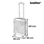 TraveLux Urban XXXXXII gurulós bőrönd szett fekete