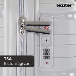 TraveLux Voyager II gurulós bőrönd szett mályvarózsaszín