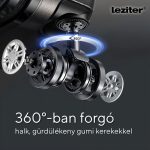 TraveLux Voyager VIII gurulós bőrönd szett mályvarózsaszín