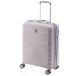 Gladiator Bionic bézs S Ryanair 55x40x20 bővíthető bőrönd, kabinbőrönd