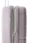 Gladiator Bionic bézs S Ryanair 55x40x20 bővíthető bőrönd, kabinbőrönd
