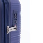 Gladiator Bionic sötétkék S Ryanair 55x40x20 bővíthető bőrönd, kabinbőrönd