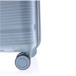 Gladiator Bionic világoskék S Ryanair 55x40x20 bővíthető bőrönd, kabinbőrönd