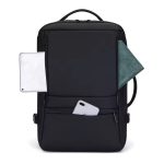 Musztang fekete Wizzair 40x30x20 Ryanair 40x30x20 laptoptartós kabintáska