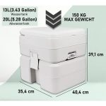 Bontour 20 literes, szobai, kemping WC