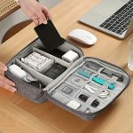 Noa fekete egyszintes kábelrendező táska állítható kábelrendező