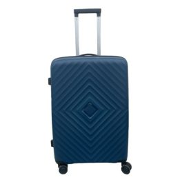 Diamond sötétkék L feladható 20-23kg bőrönd