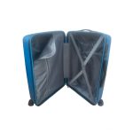 Diamond világoskék L feladható 20-23kg bőrönd