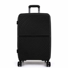 Orient fekete L feladható 20-23kg bőrönd