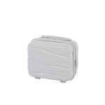 TraveLux Voyager kisméretű kézi bőrönd keményfedeles 26x31x14 cm szürke