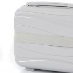 TraveLux Voyager kisméretű kézi bőrönd keményfedeles 26x31x14 cm szürke