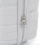 TraveLux Voyager kisméretű kézi bőrönd keményfedeles 26x31x14 cm szürke
