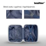 TraveLux Voyager kisméretű kézi bőrönd keményfedeles 26x31x14 cm mályvarózsaszín